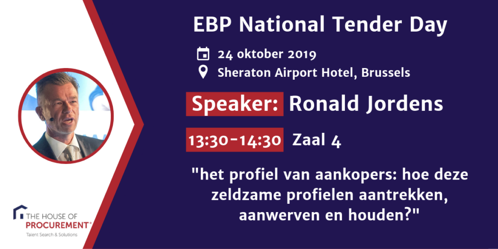 Banner Speaker Ronald Jordens EBP National Tender Day